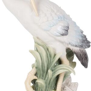 Fitz & Floyd Fitz & Floyd Newport Home Coastal Ceramic Egret Facing Figurine